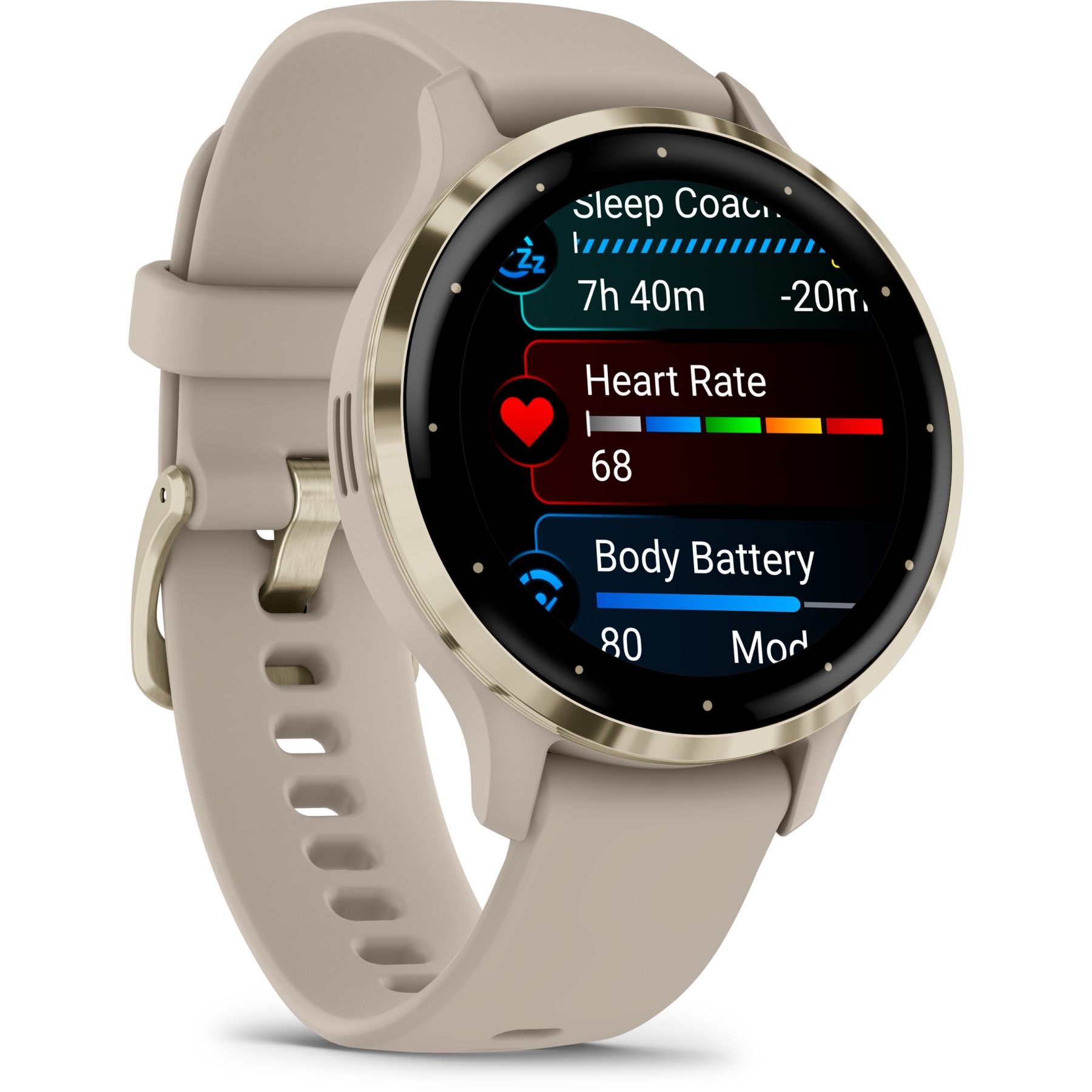 Garmin Venu 3S GPS Smartwatch kieselgrau/schiefergrau – Bild 12