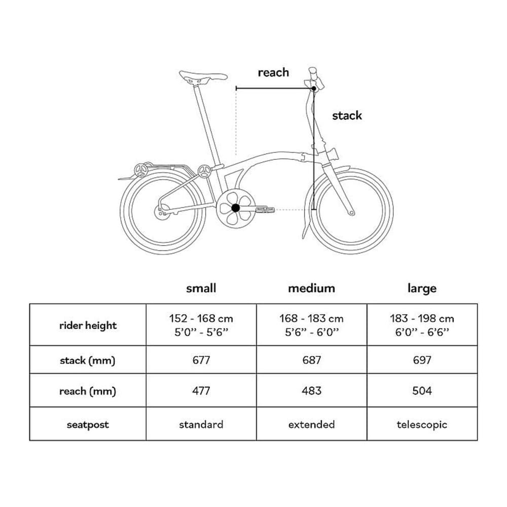 Brompton E-Faltrad Electric G Line 20" 4-Speed 2025 Medium Bar traildust white – Bild 7