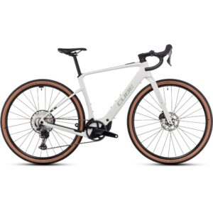 CUBE NUROAD HYBRID C:62 Race 400X Gravel E-Bike 2025 desertstone / green