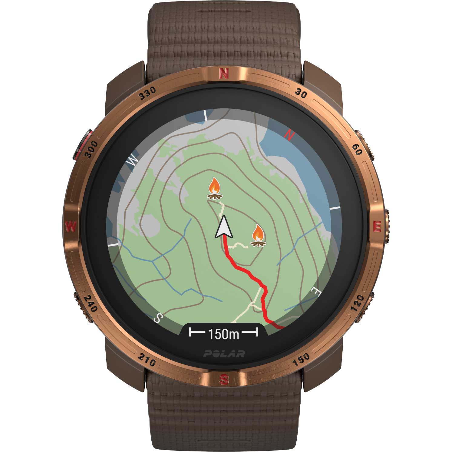 Polar Grit X2 GPS Multisport Uhr - braun/kupfer – Bild 12