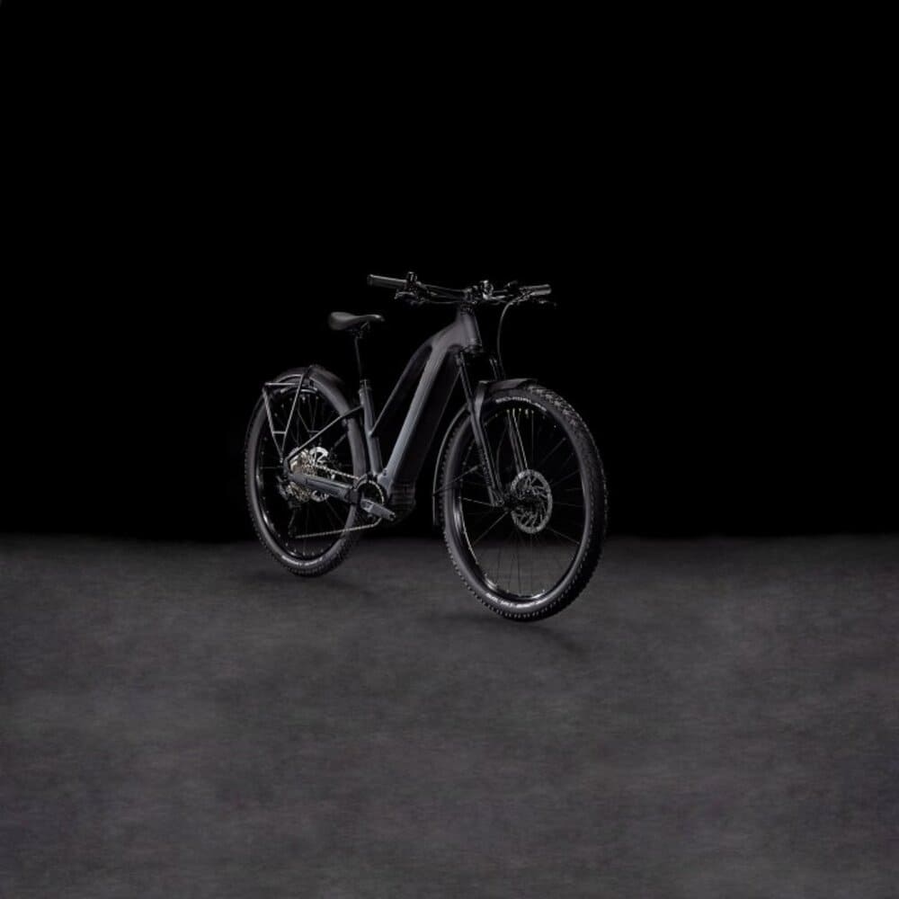 CUBE REACTION HYBRID Race 800 Allroad 29" Damen E-Mountainbike 2025 black / metal – Bild 3