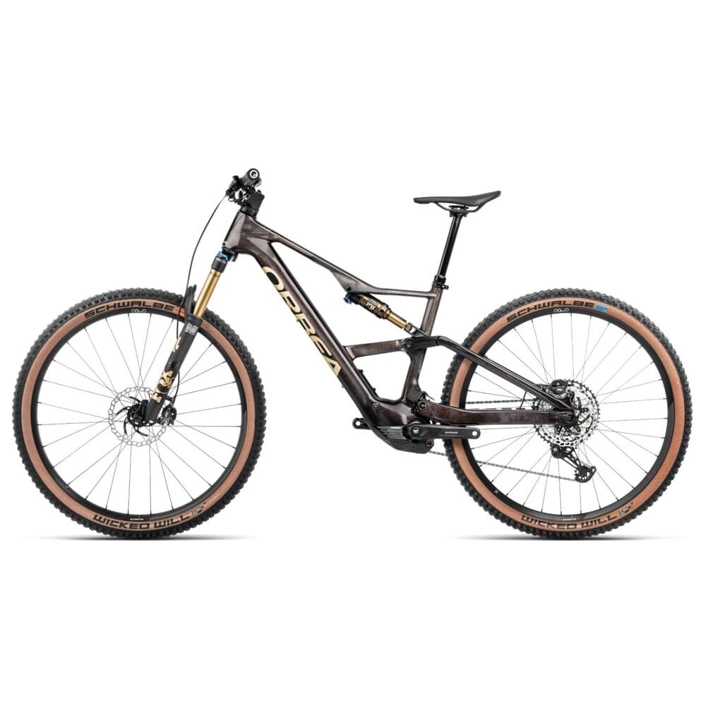Orbea RISE SL M10 E-Mountainbike 2025 Cosmic Carbon View Golden Sand (gloss) – Bild 3