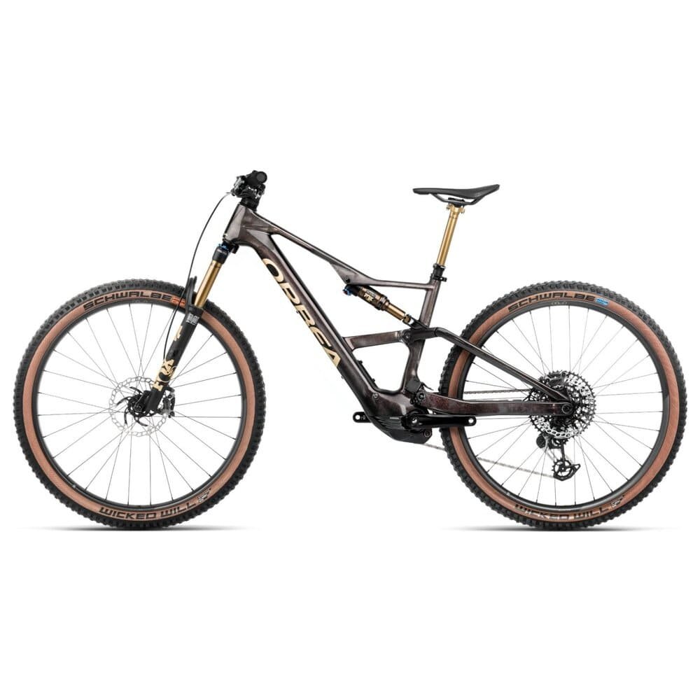Orbea RISE SL M-LTD E-Mountainbike 2025 Cosmic Carbon View Golden Sand gloss – Bild 3