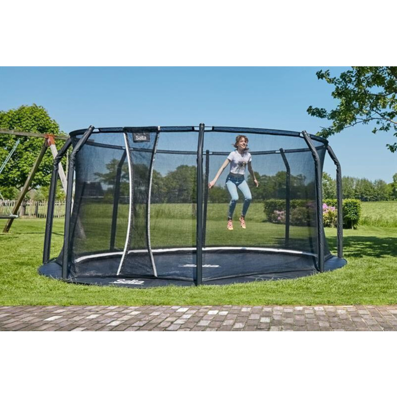 Salta Trampolin Royal Baseground inkl. Sicherheitsnetz – Bild 2