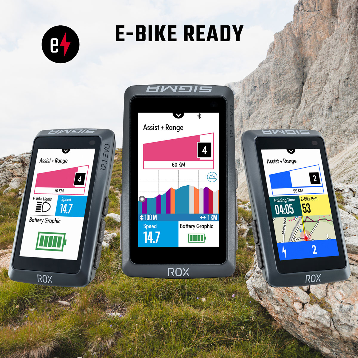 SIGMA ROX 12.1 EVO GPS Fahrradcomputer - Basic - night grey – Bild 5