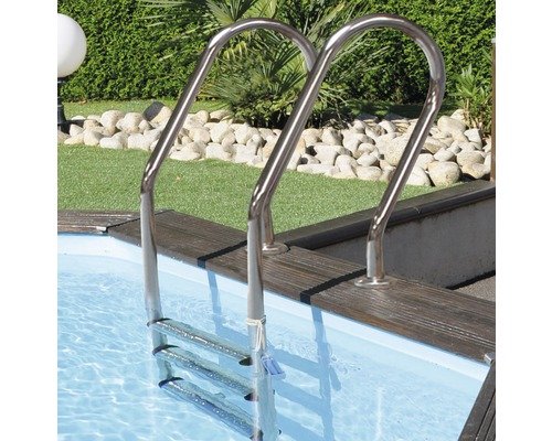 Aufstellpool Holzpool Set Gre rund 400x119 cm inkl. – Bild 6