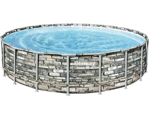 Bestway Aufstellpool Framepool Set rund 610x132 cm inkl. – Bild 10