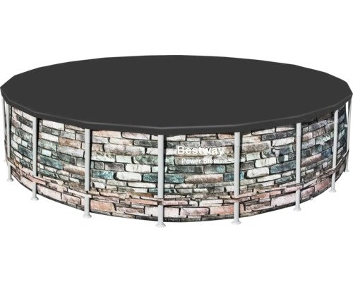 Bestway Aufstellpool Framepool Set rund 610x132 cm inkl. – Bild 9