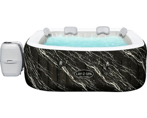 Lay-Z-Spa Hollywood Aufblasbarer Whirlpool Bestway schwarz 180 x 180 cm für 6 Personen – Bild 10