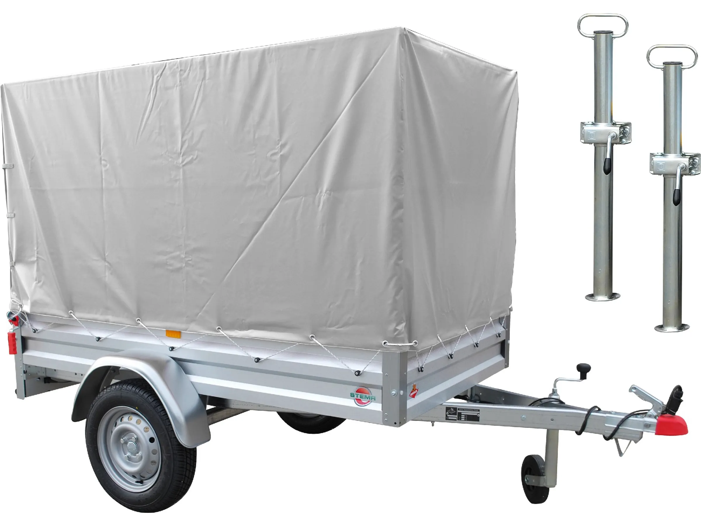 Stema Anhängerset Variolux 750 inkl. Hochplanenset 100cm+Abstellstützen+Stützrad