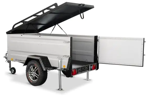 TPV Kofferanhänger KT EB2 Offroad gebremst 1000 kg mit Radstoßdämpfern – Bild 3
