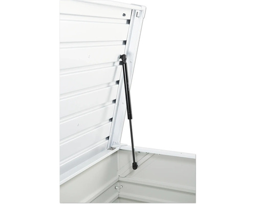 Auflagenbox Biohort FreizeitBox 180 800 l inkl. Gasdruckfedern 181 x 79 x 71 cm weiß – Bild 5
