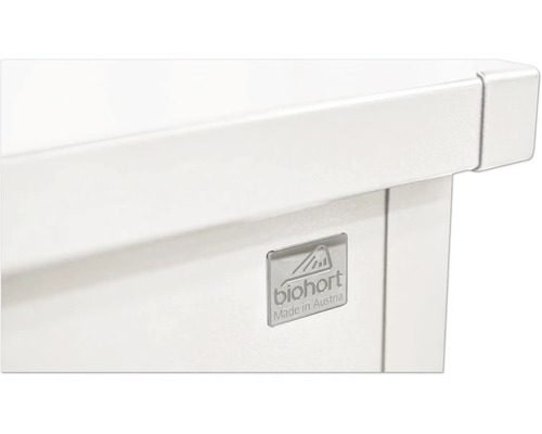 Auflagenbox Biohort FreizeitBox 180 800 l inkl. Gasdruckfedern 181 x 79 x 71 cm weiß – Bild 4