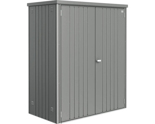 Biohort Geräteschrank Gr 150 155 x 83 x 182,5 cm dunkelgrau metallic
