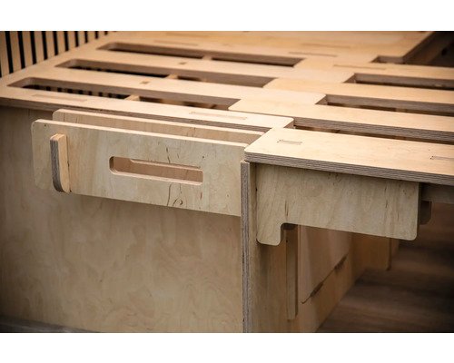 Buildify Campingbox Christoph Bettsystem längs asymmetrisch u.a. für Ducato/Crafter/Sprinter – Bild 5