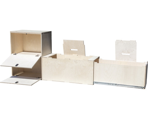 Buildify Campingbox Nellie Multifunktionssystem u.a. für VW T5/T6 1500x450x700 mm – Bild 4