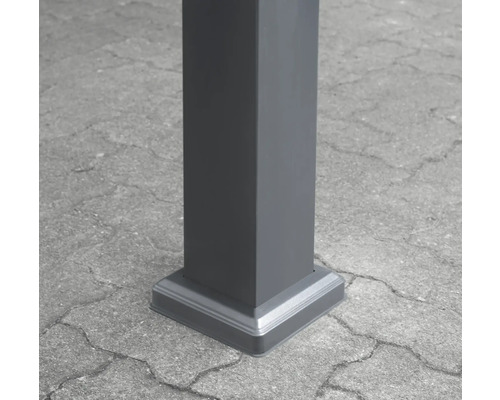 Einzelcarport Konsta 15 m² 297 x 492 cm anthrazit – Bild 5