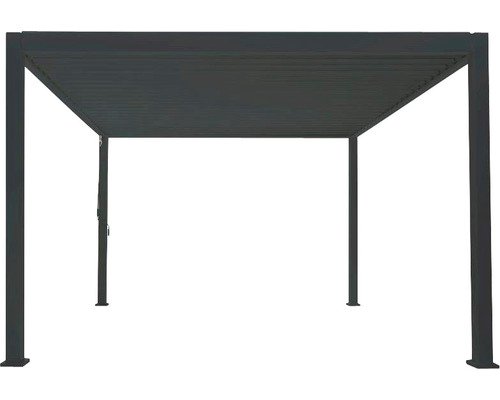 Mirador Deluxe Pergola Pfostenstärke 11 x 11 cm 300 x 300 x 250 cm anthrazit - ähnlich RAL7015 – Bild 10