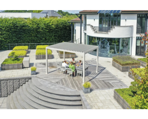 Mirador Pergola Deluxe 111 3x4 300 x 400 cm grau – Bild 6