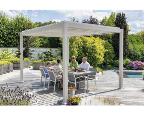 Mirador Pergola Deluxe 111 3x4 300 x 400 cm grau