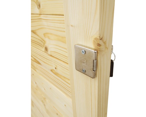 Gartenschrank Fahrradgarage Mülltonnenbox Bertilo Multi Box 3 Holz 200 x 82 x 163 cm natur – Bild 7