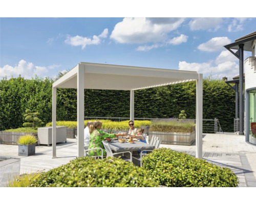 Pergola Mirador Deluxe 111 3x3 300 x 300 cm grau – Bild 7