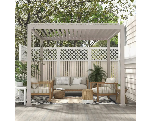 Pergola Mirador Deluxe 111 3x3 300 x 300 cm grau – Bild 5