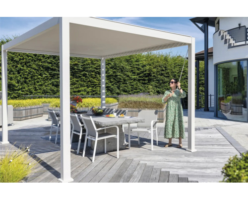 Pergola Mirador Deluxe 111 3x3 300 x 300 cm grau