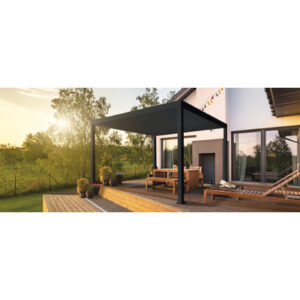 Pergola Mirador Deluxe Pfostenstärke 11 x 11 cm 300 x 400 x 250 cm anthrazit - ähnlich RAL7015