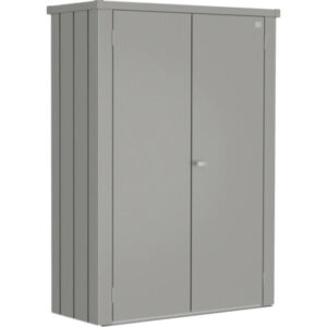Terrassenschrank Biohort Romeo M High 132 x 57 x 181 cm quarzgrau-metallic