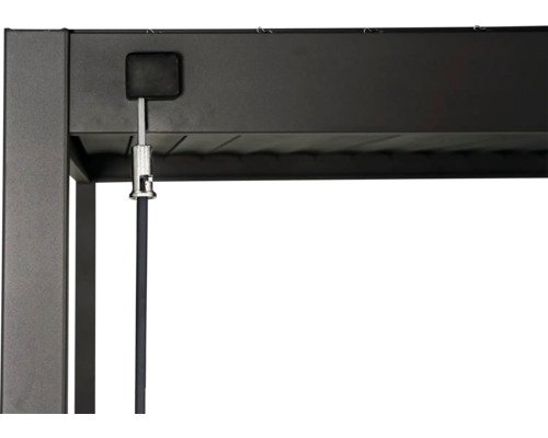 Pergola Basis mit Lamellendach Pfosten 8,8x8,8 cm 3x3,6m anthrazit ähnlich RAL7015 – Bild 3
